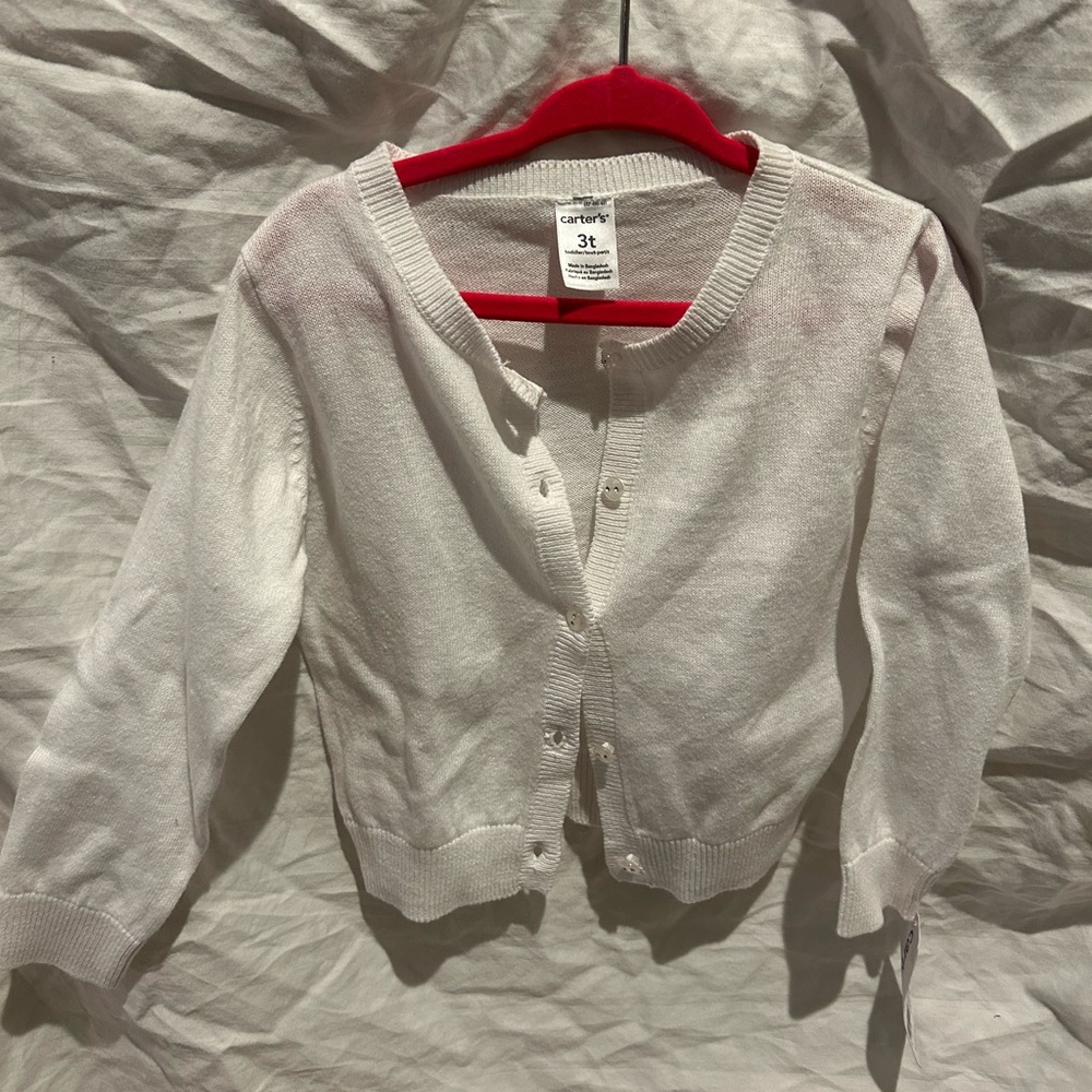 Carters cardigan sparkly button accents 3t nwt
